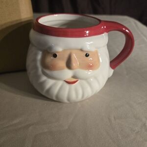 Wondershop Santa Face Mug - Red and White